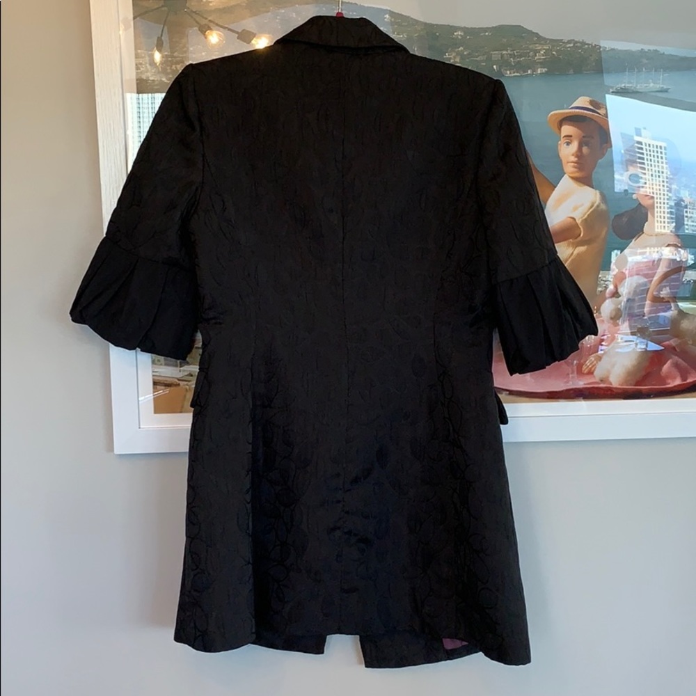 BCBGMaxAzria black printed blazer - Picture 8 of 16